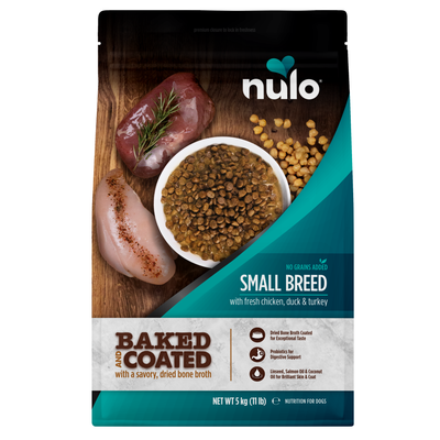 Receta Baked & Coated razas pequeñas de pollo, pato y pavo para perros