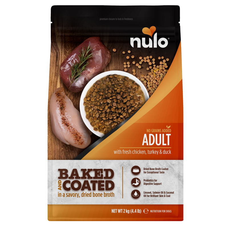 Receta Baked & Coated de pollo, pato y pavo para perros