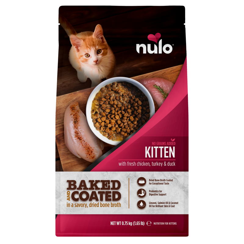 Receta Baked & Coated gatitos de pollo, pavo y pato para gatos