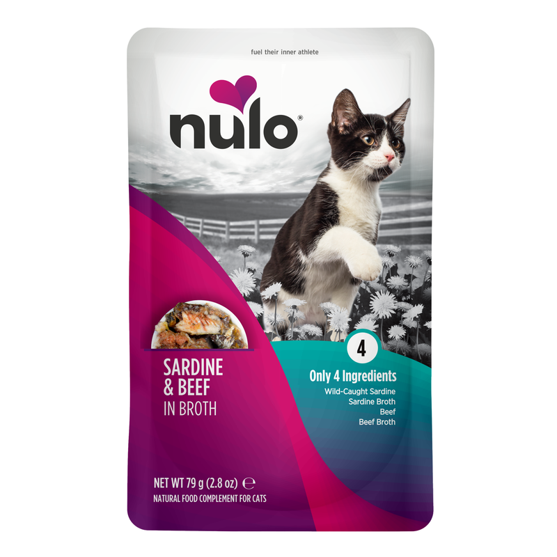 Receta sobres carnosos de sardina y ternera para gatos
