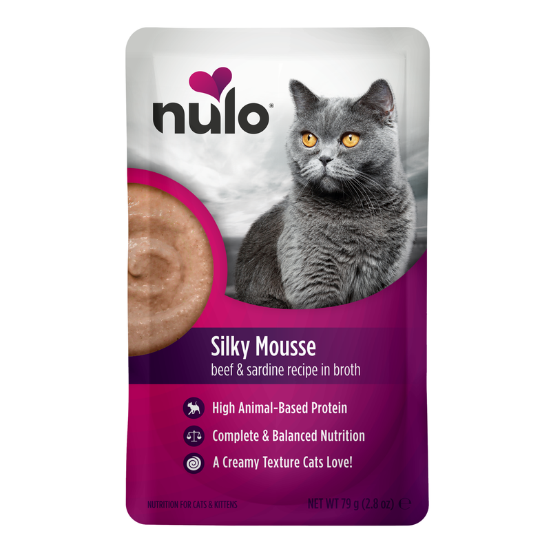 Receta mousse cremosa de ternera y sardina para gatos
