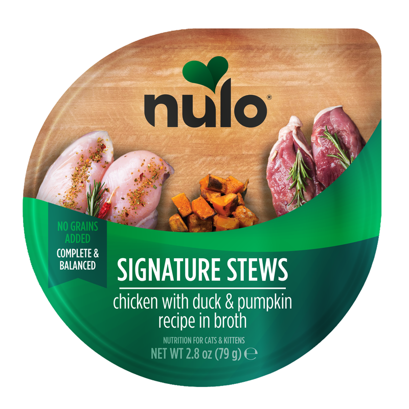 Receta estofados selectos de pollo, pato y calabaza para gatos