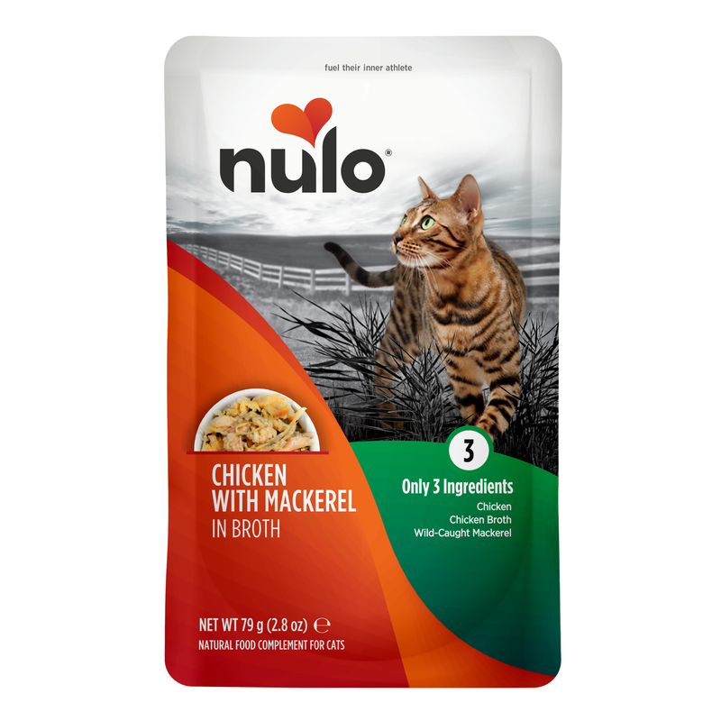 Receta sobres carnosos de pollo y caballa para gatos
